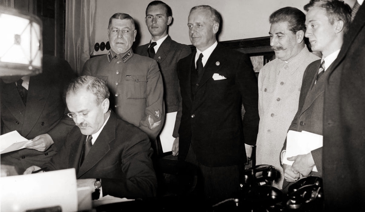 Molotov, Ribbentrop, Stalin