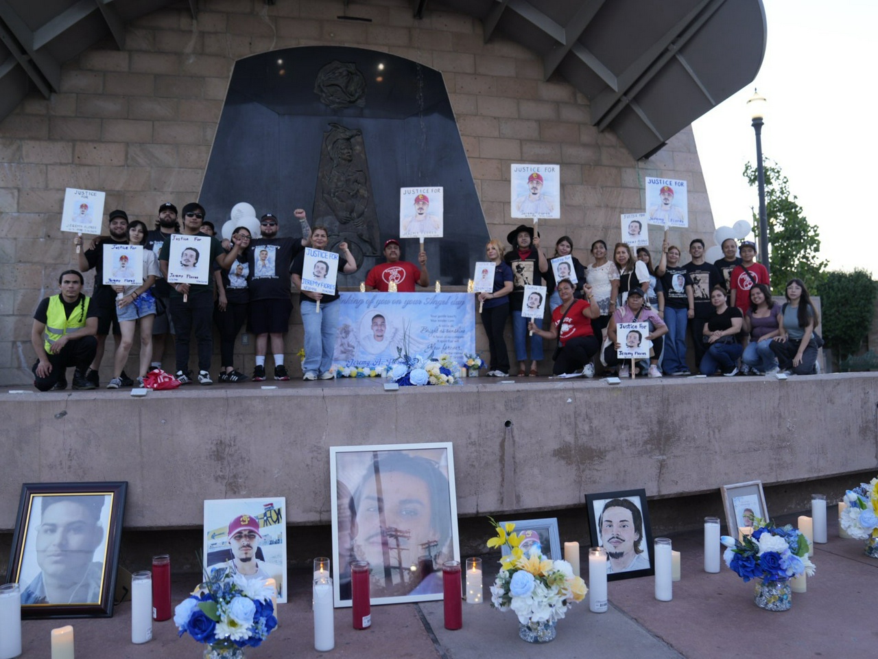 Jeremy Flores angelversary in LA's  Boyle Heights.