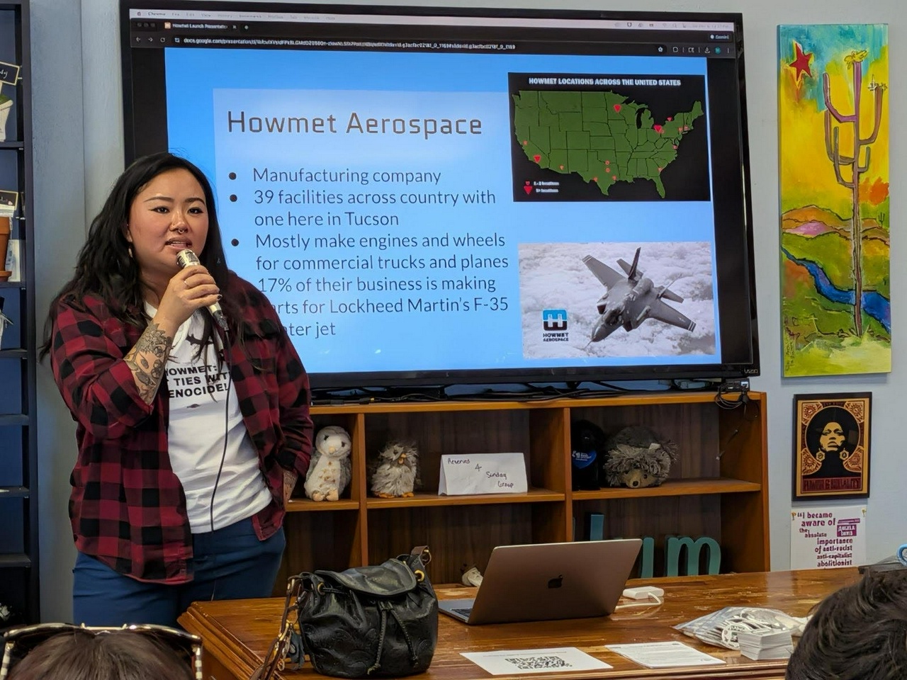 Community teach-in at Revolutionary Grounds bookstore and coffee shop on December 6.