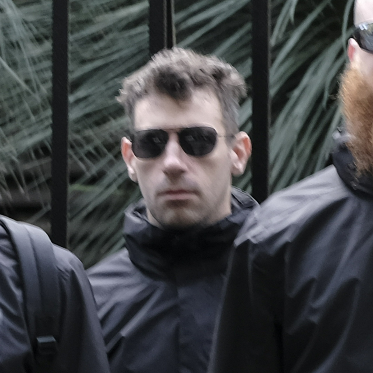 The same man from front-on