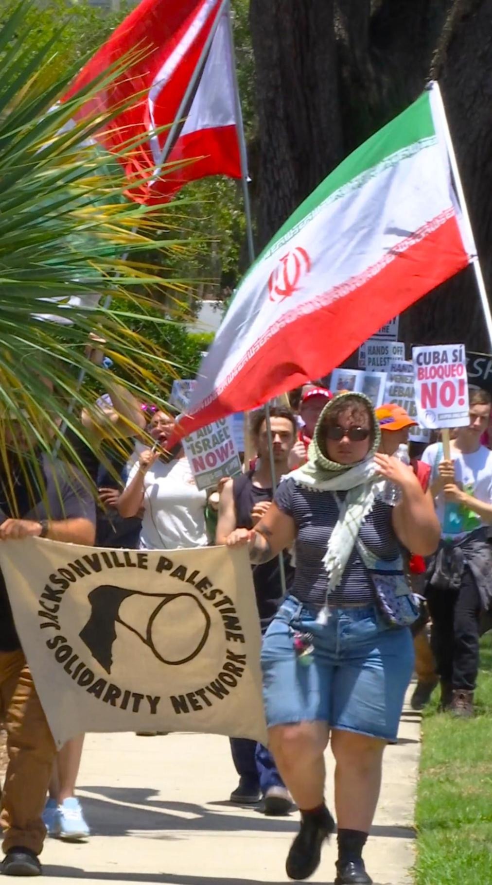 July 4 protest in Jacksonville, FL. | Fight Back! News July 4 protest in Jacksonville, FL.