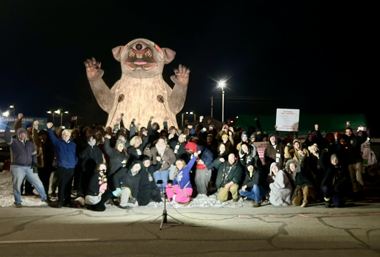Horseshoe dealers and dual rates rally on day-50 of their historic strike for recognition after voting. | Fight Back! News dealers and dual rates rally on day-50 of their historic strike for recognition after voting.