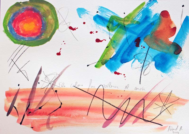 una pintura abstracta