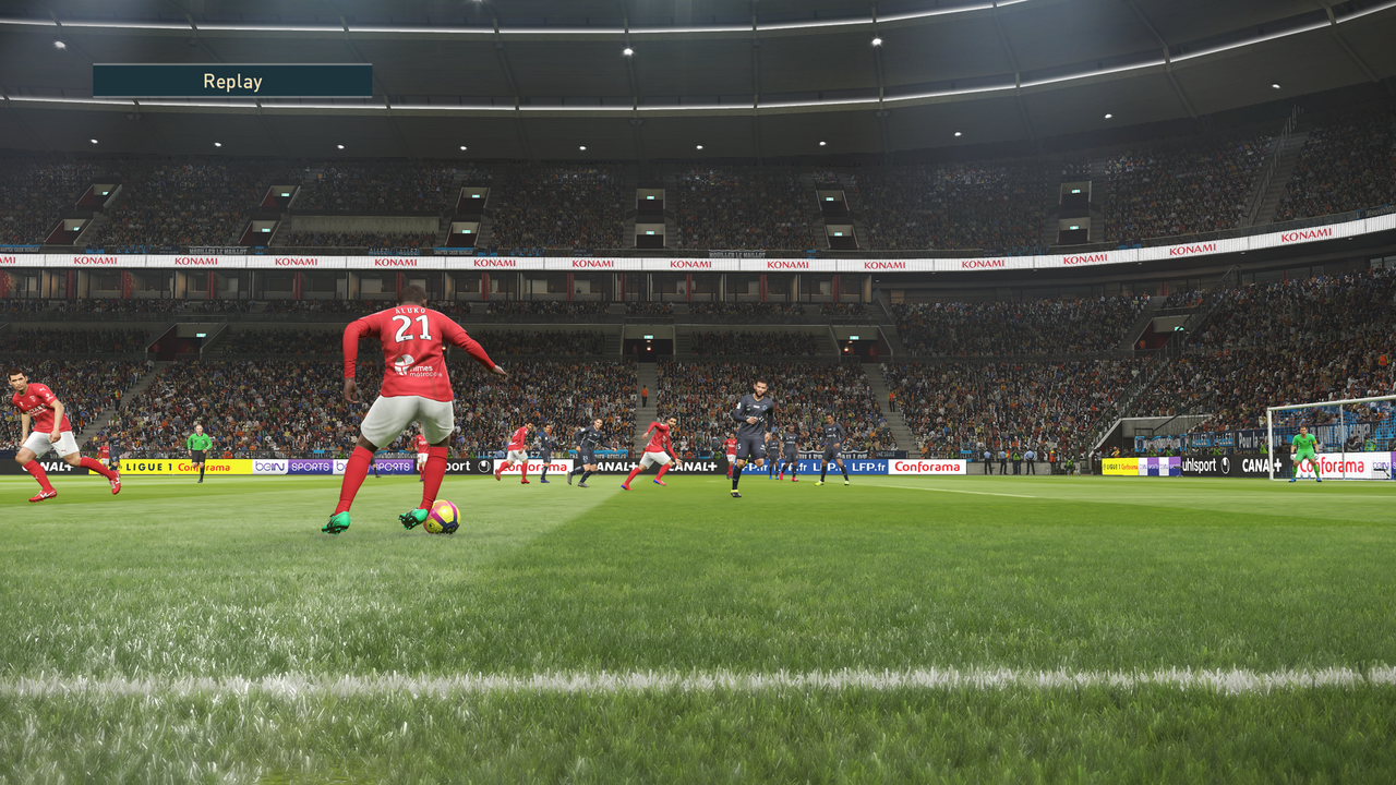 Defense sequence in PES 2019 - 1