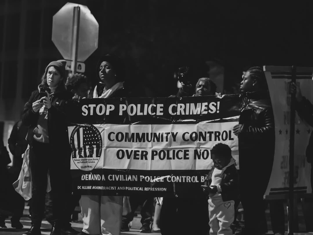 Washington DC vigil and rally in wake of police terror wave