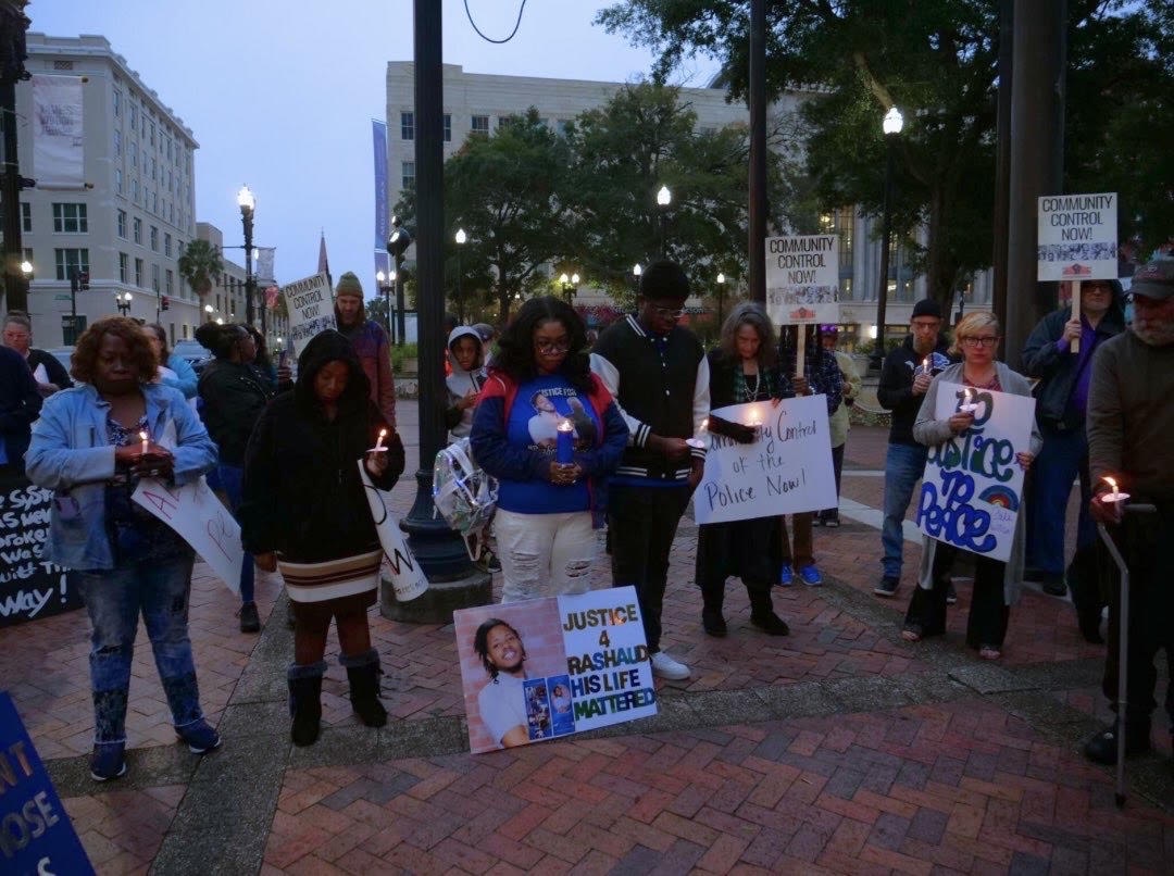 Families who have lost loved ones to police violence demand accountability.