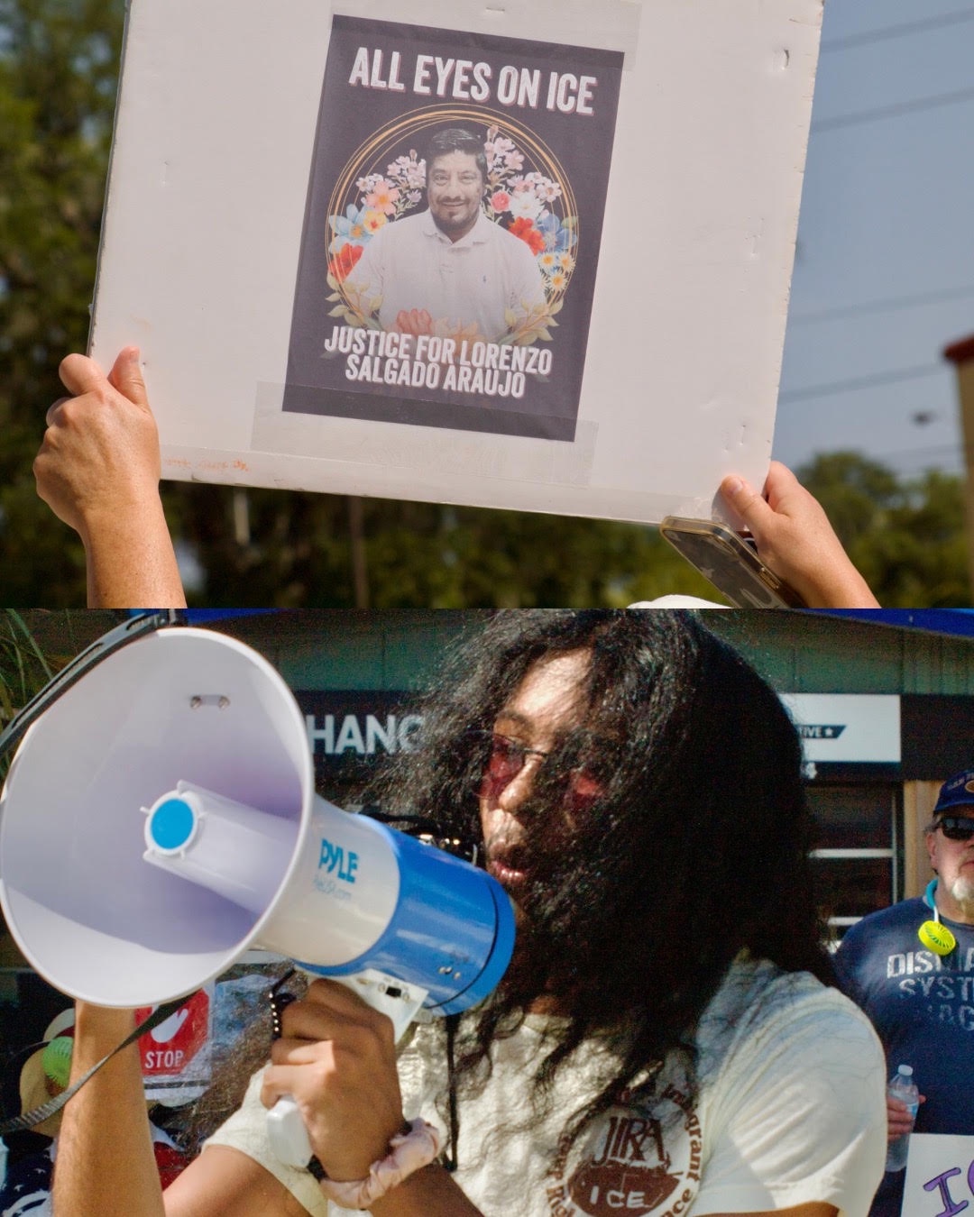 Protest against ICE in Jacksonville, Florida. | Fight Back! News
