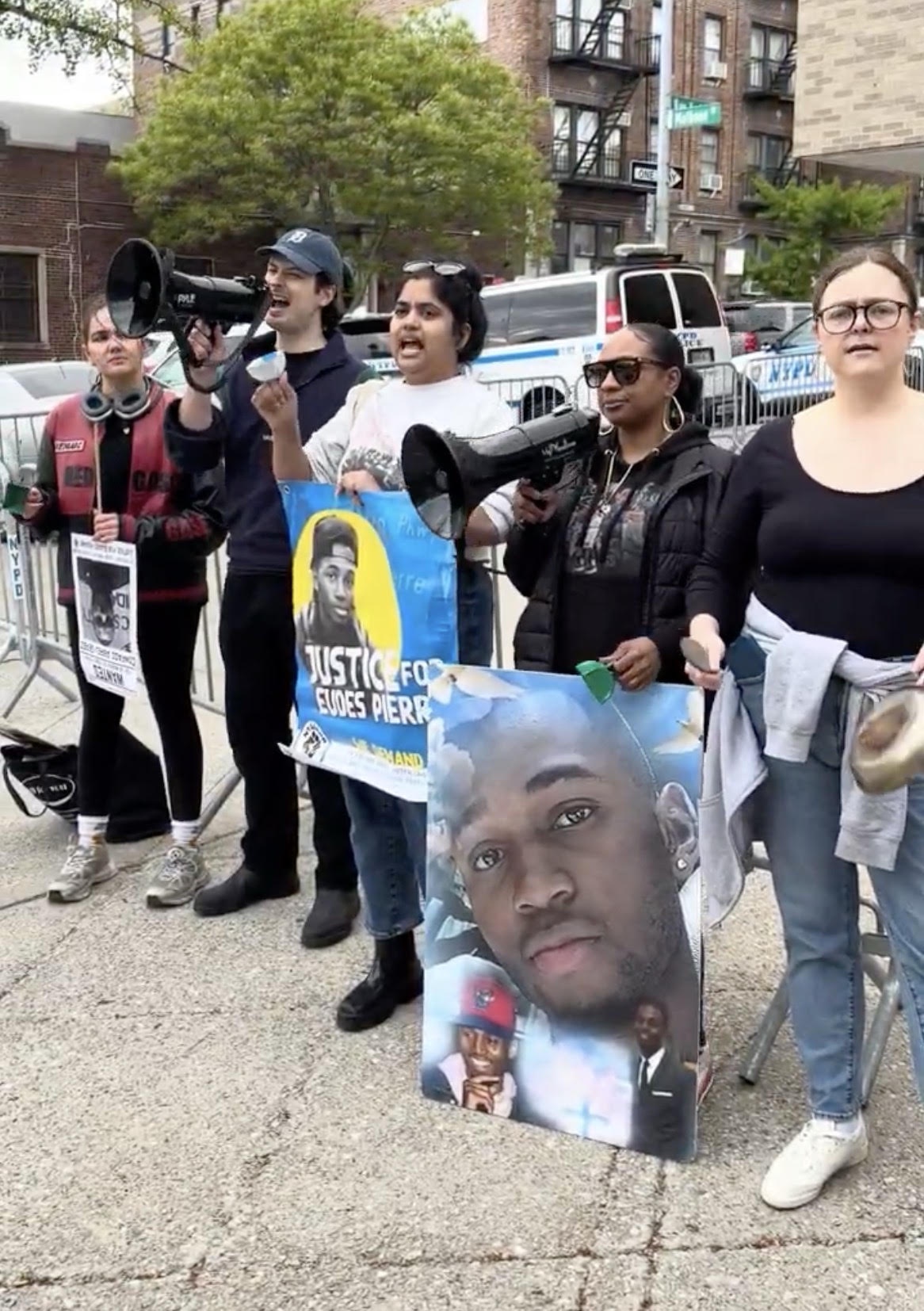 New Yorkers hold monthly protest honoring Eudes Pierre