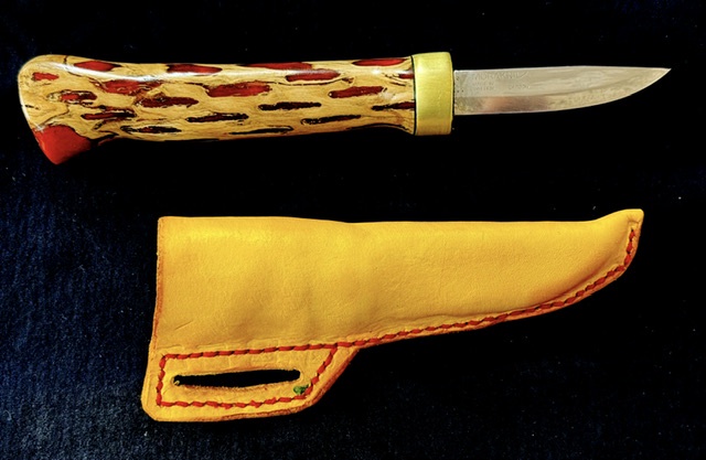 Cholla and resin knife and sheath