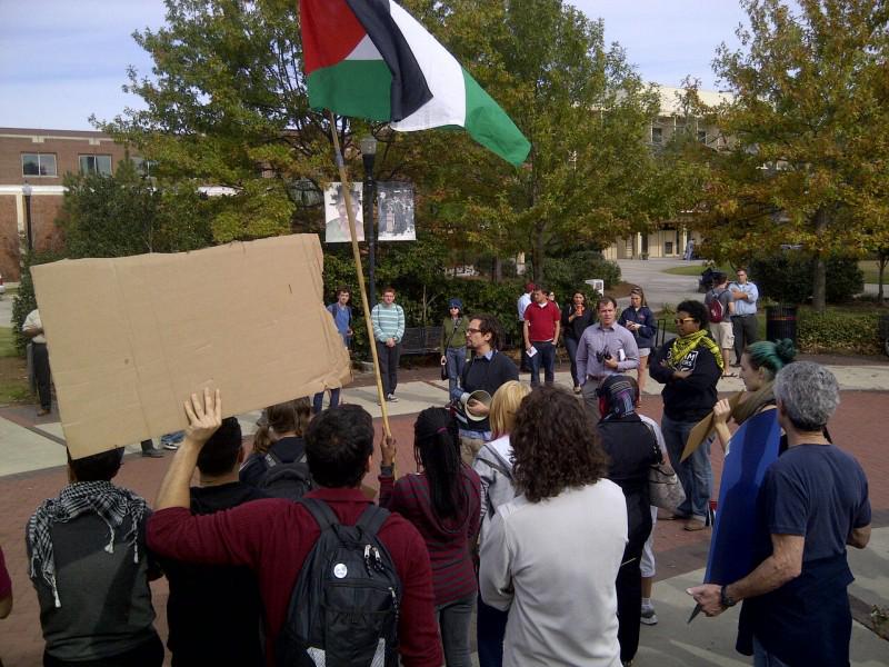 Tallahassee protest against attacks on Gaza.