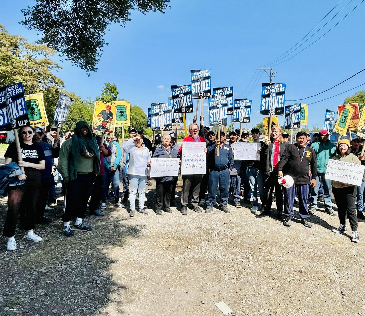 Mauser Teamsters on strike for protection from ICE, dignity in workplace