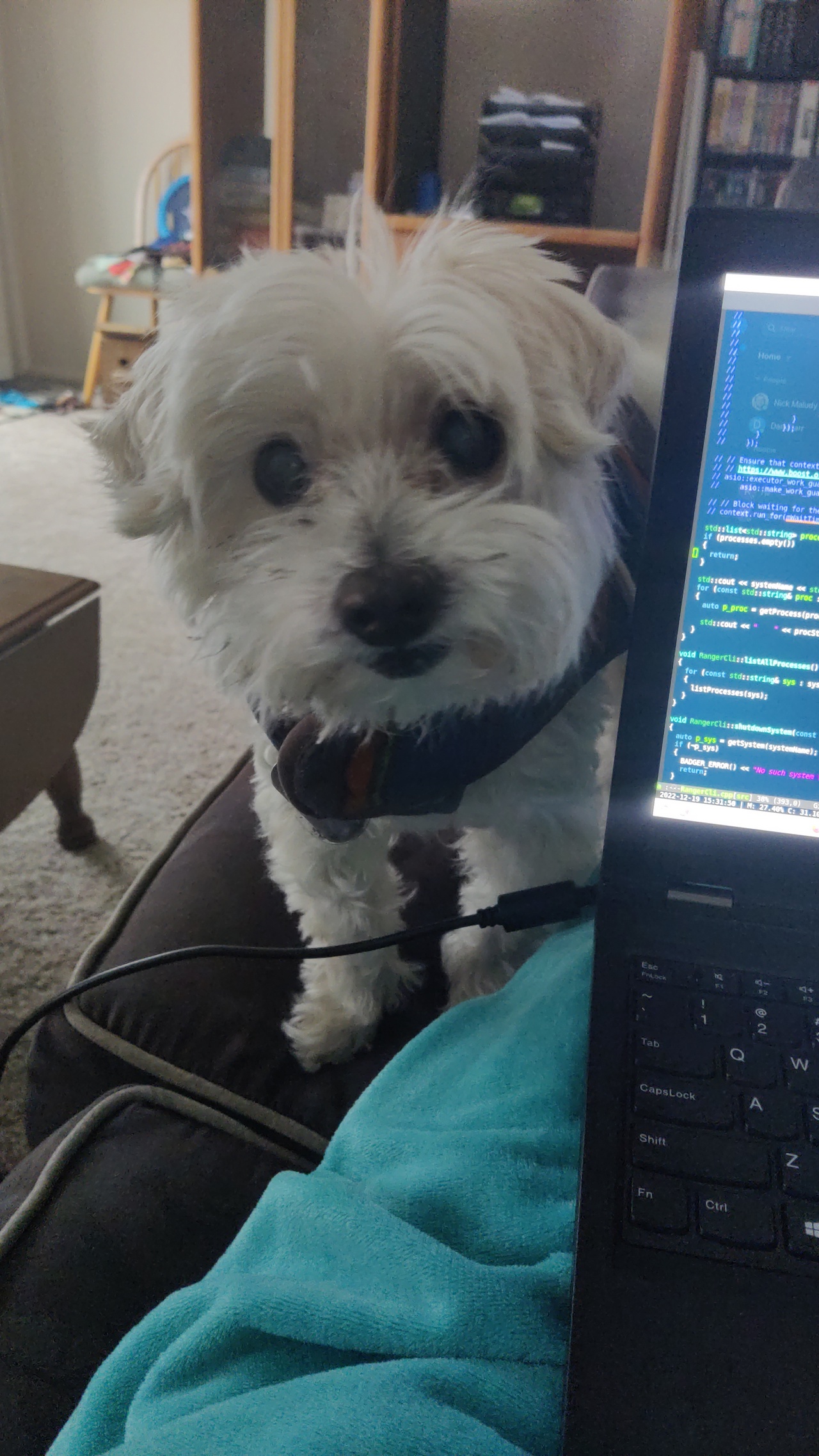 Jai helping me work