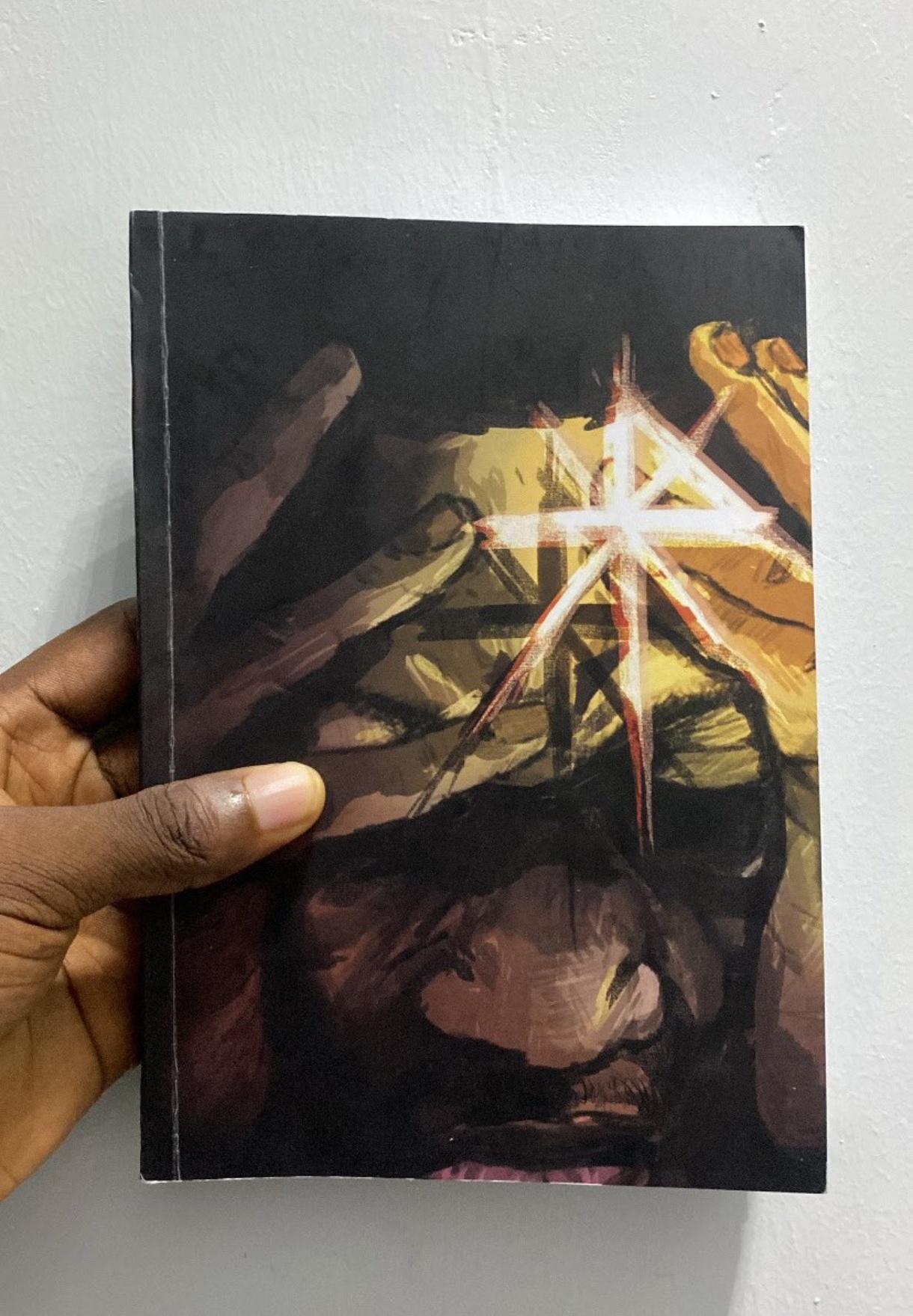 book with a face on the cover