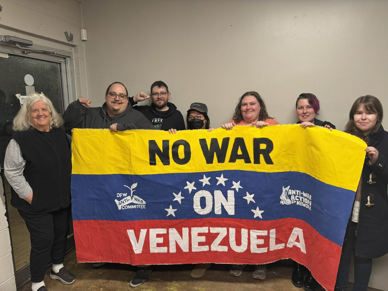 Participants in Dallas webinar watch event on Venezuela.
