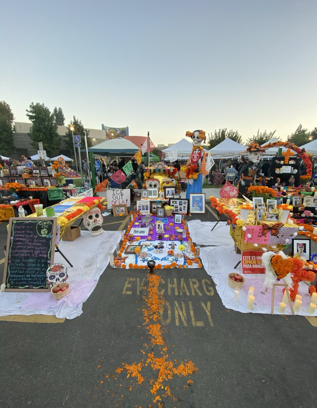Dia de Los Muertos celebration in East Los Angeles.