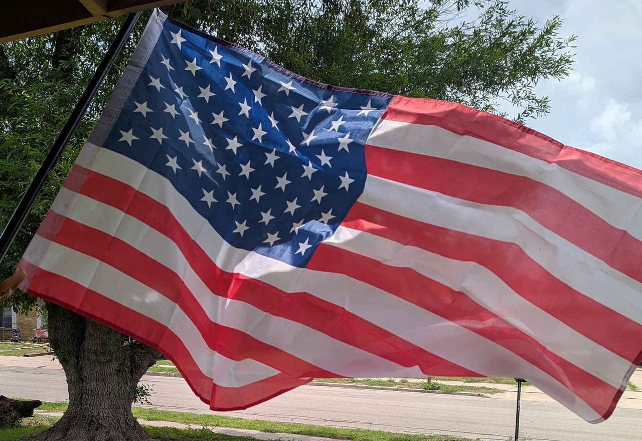 front porch flag