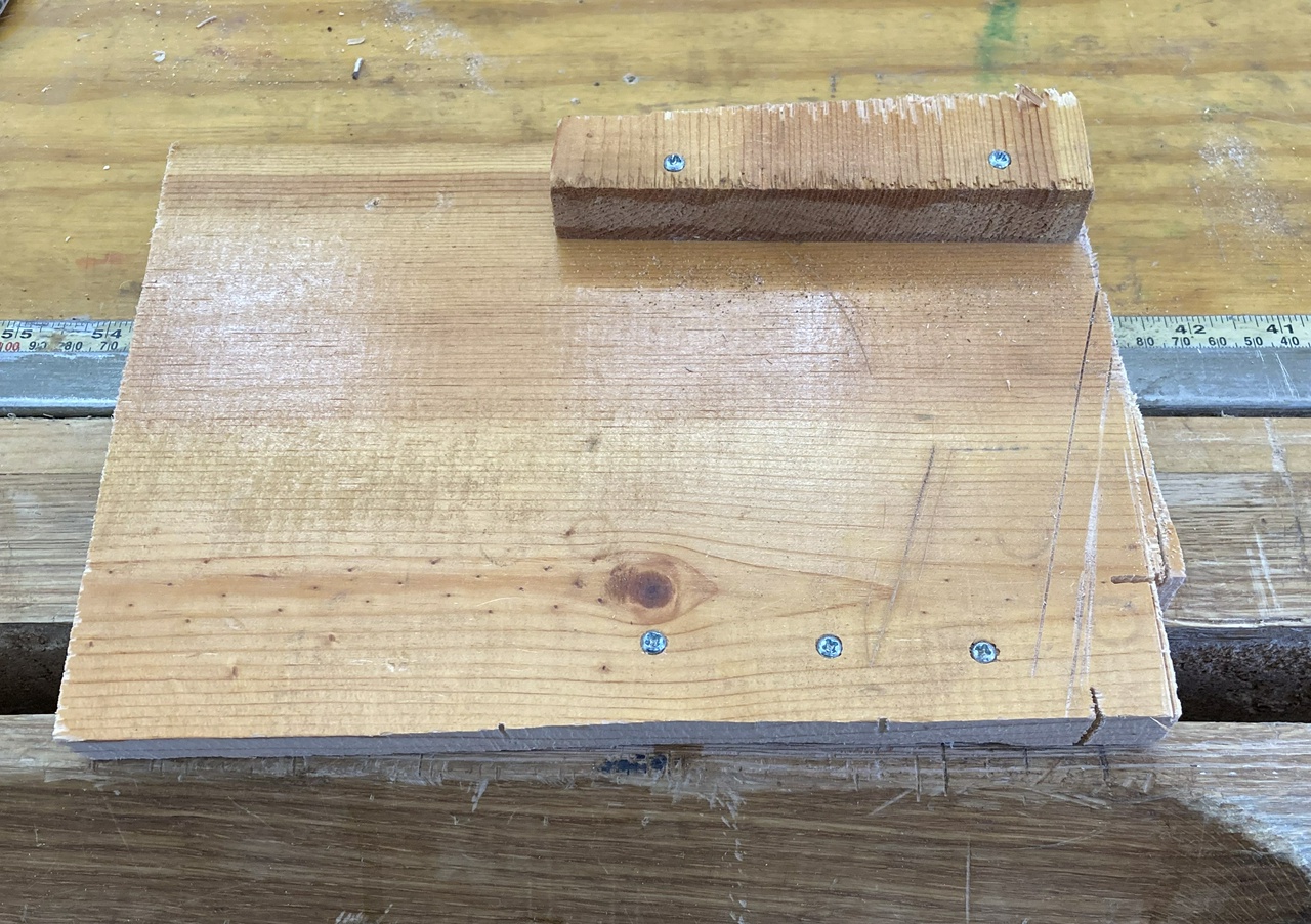 Bench hook - very quick and dirty