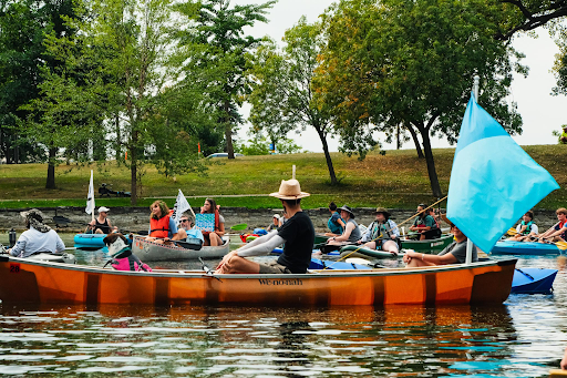 Minneapolis protest against mining in the BWCA. | Photo credit: Celium Dobrahn