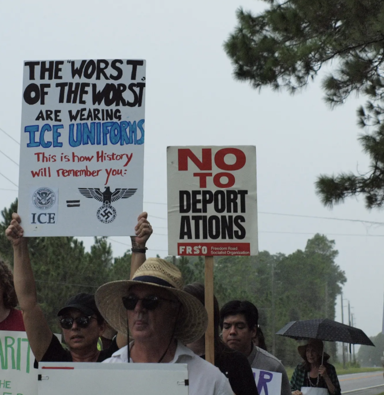 March on Baker Cruelty Camp. | Fight Back! News March on Baker Cruelty Camp.