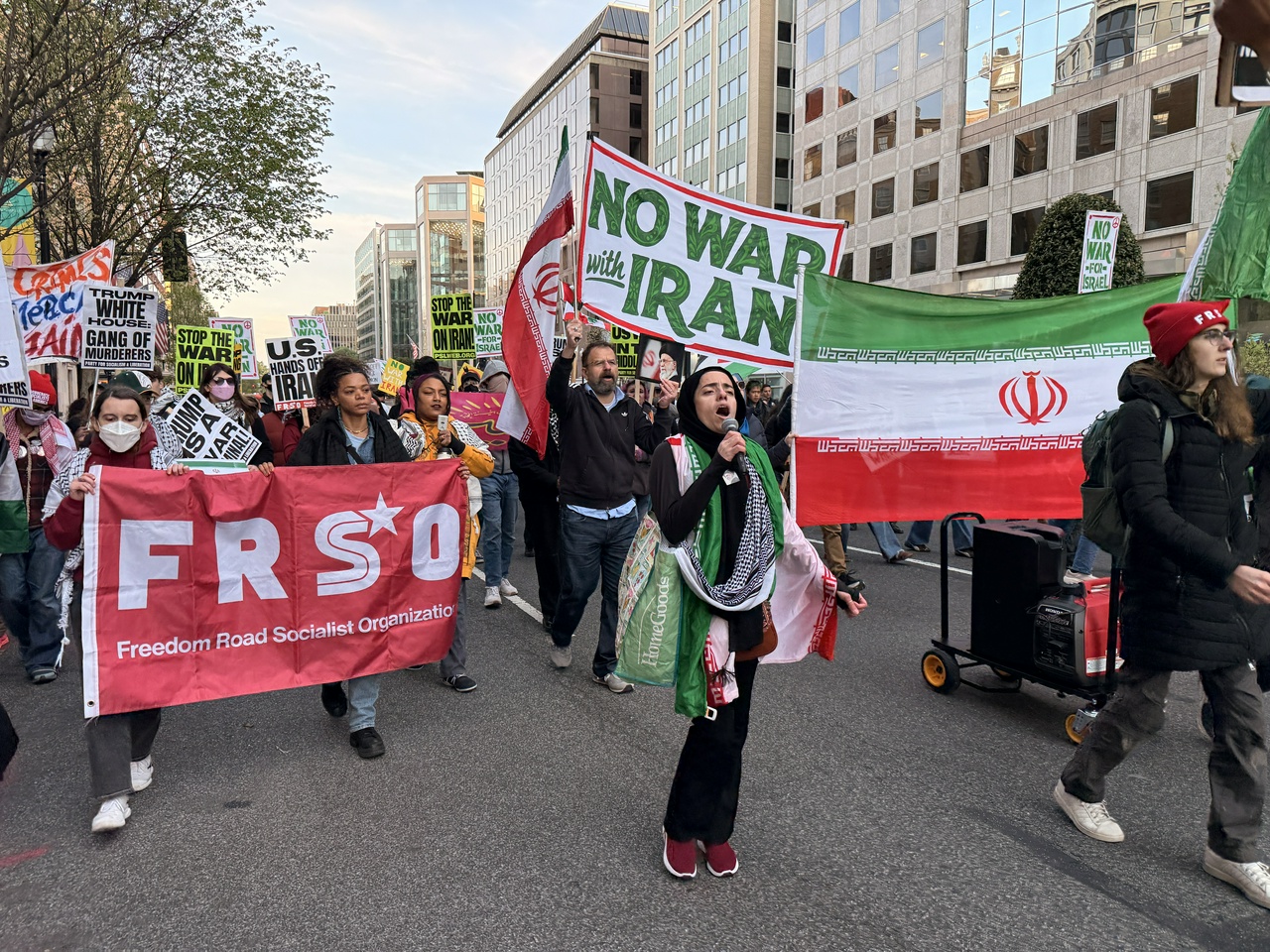 DC protest against the U.S war on Iran. | Photo: Fight Back! News DC protest against the U.S war on Iran.