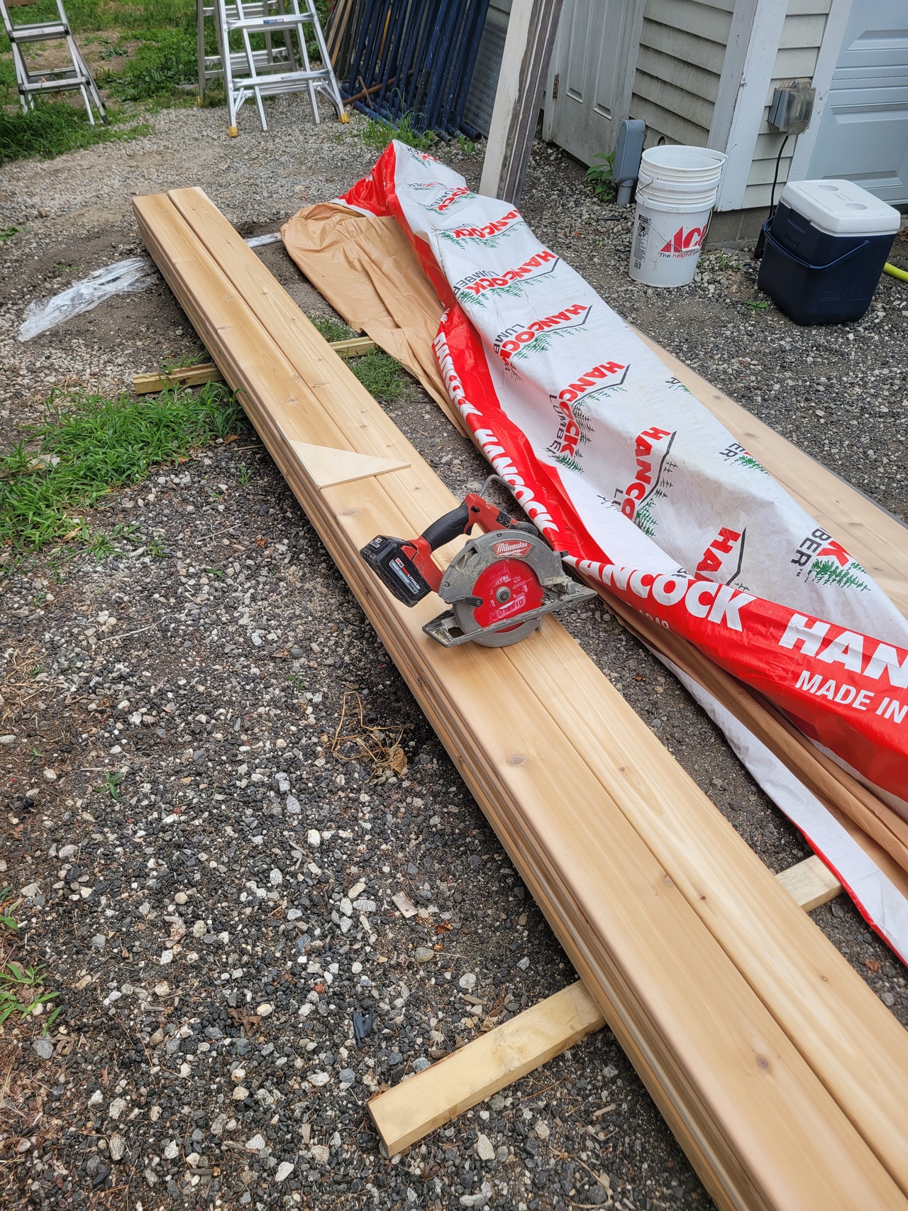 cut the 8' boards (qty=X/2)