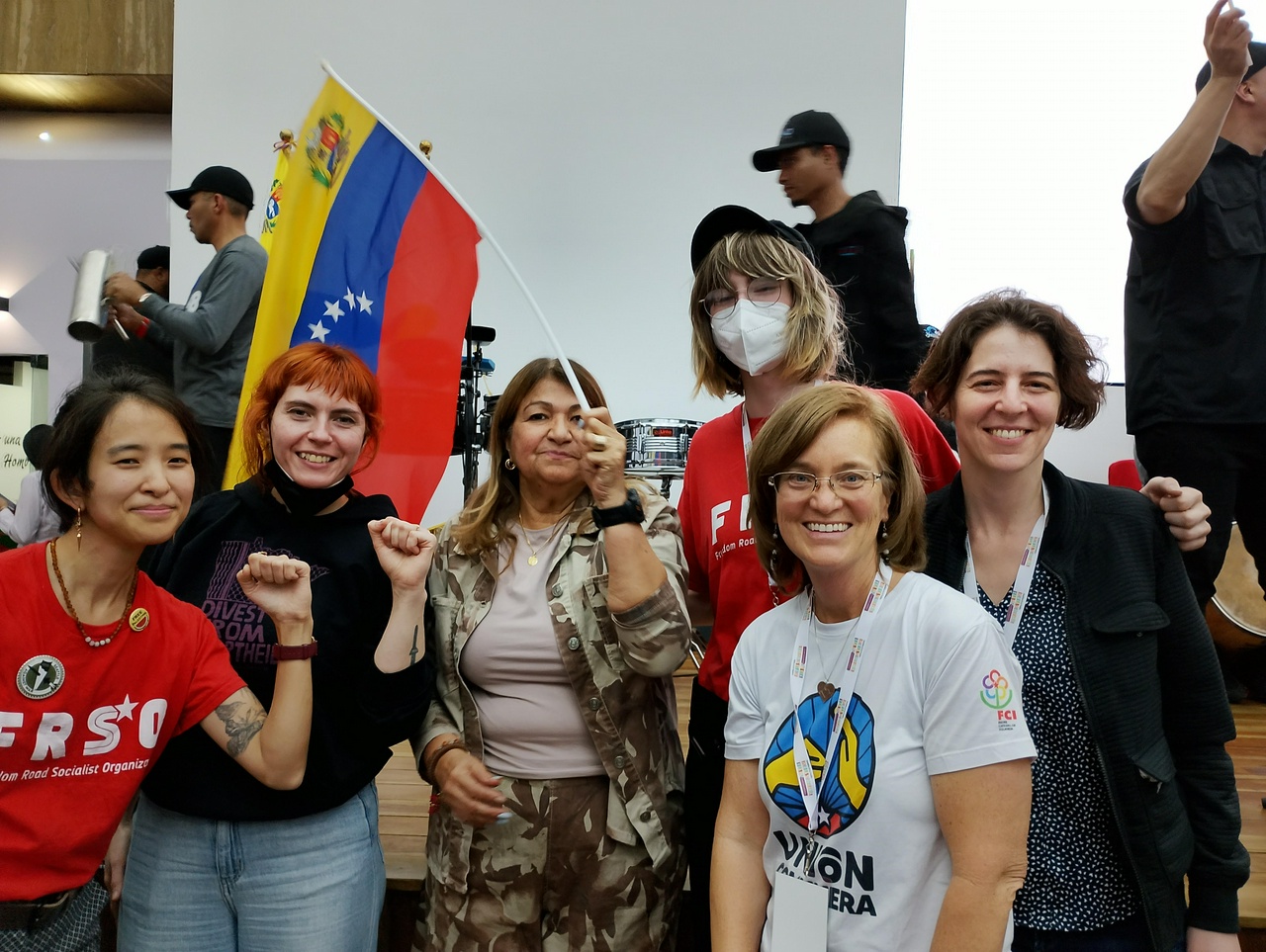 U.S. delegates with the Venezuelan Minister of Popular Power for Women, Yelitze de Jesús Santanella Hernández