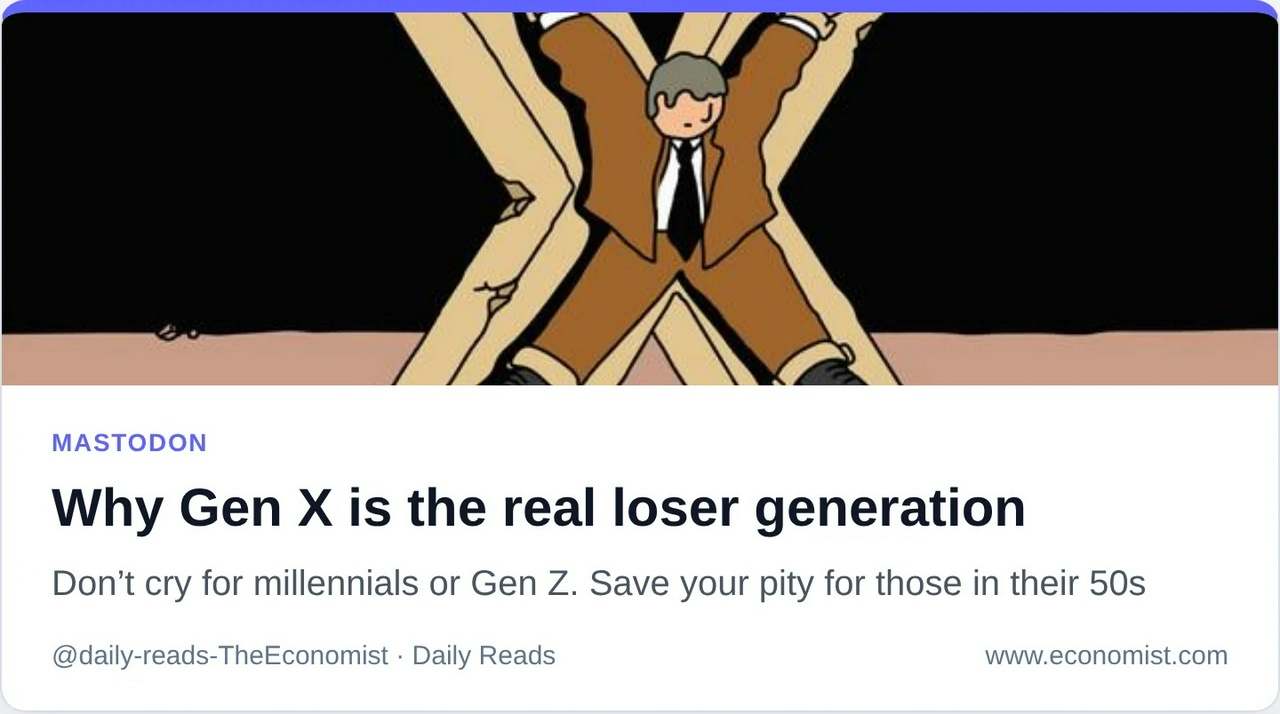 Why Gen X is the real loser generation
