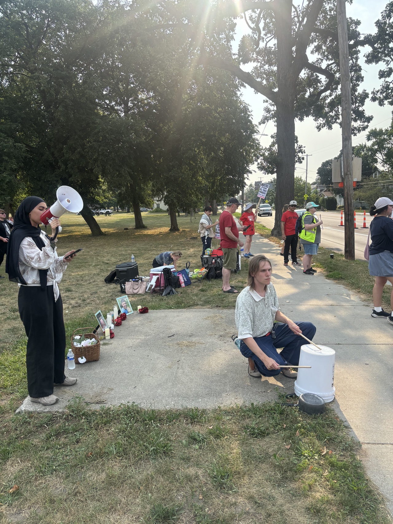 Protest against ICE killings in Grand Rapids, Michigan