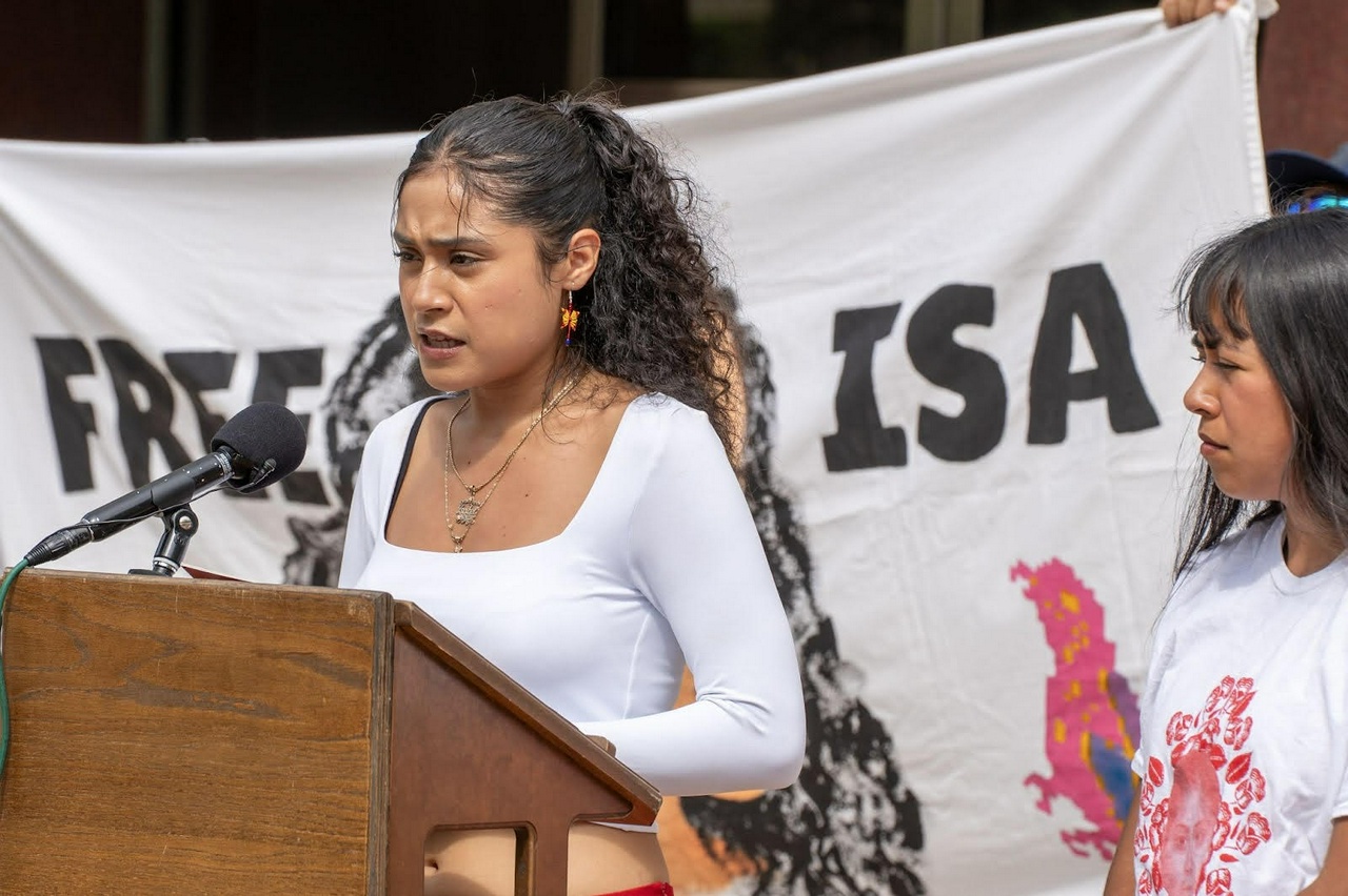 Indigenous and immigrant rights organizations demand: ‘Drop the charges against Isavela López!’