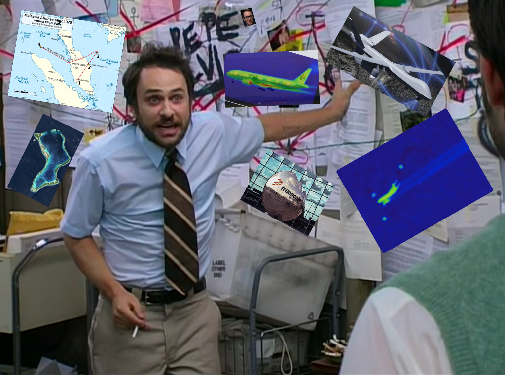 MH370 Evidence Board