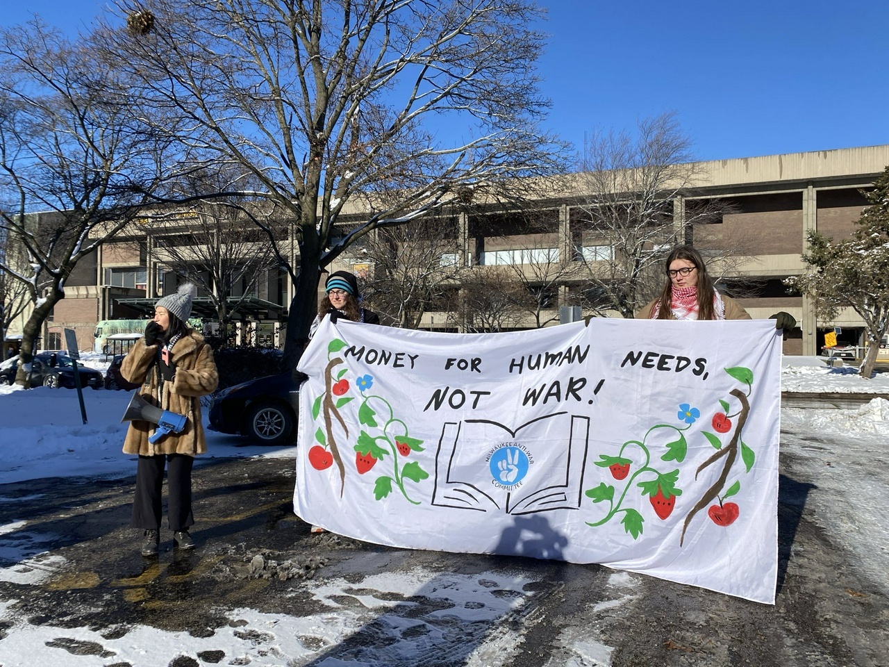 Human Rights Day march in Milwaukee, Wisconsin.