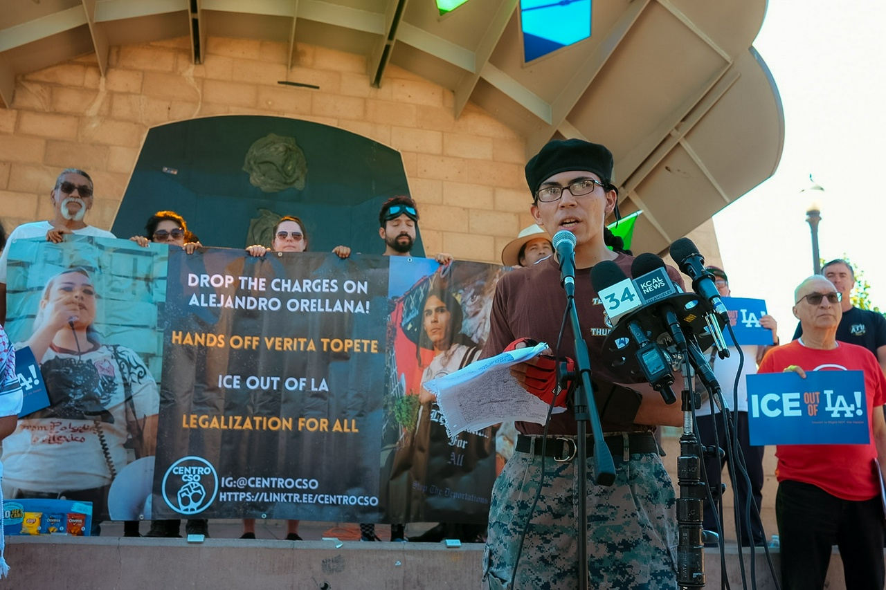 Centro CSO holds victory press conference for Alejandro Orellana
