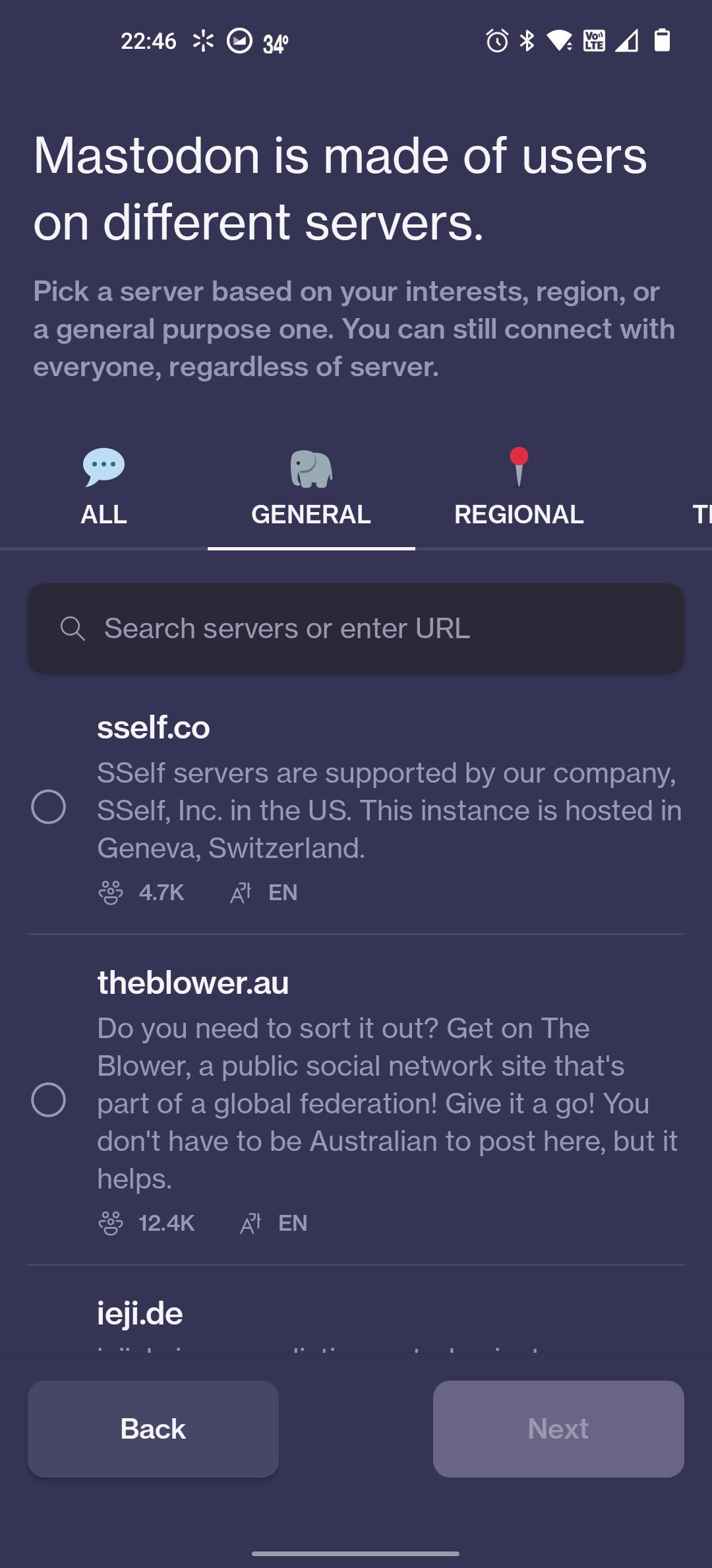 Image 2: This is the "select an instance" page.