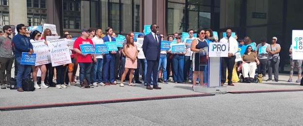 Mayor Brandon Johnson introduces Protecting Renters Ordinance