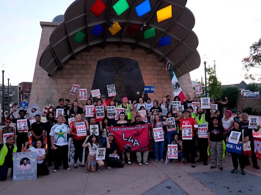 LA protest against ICE murders.
