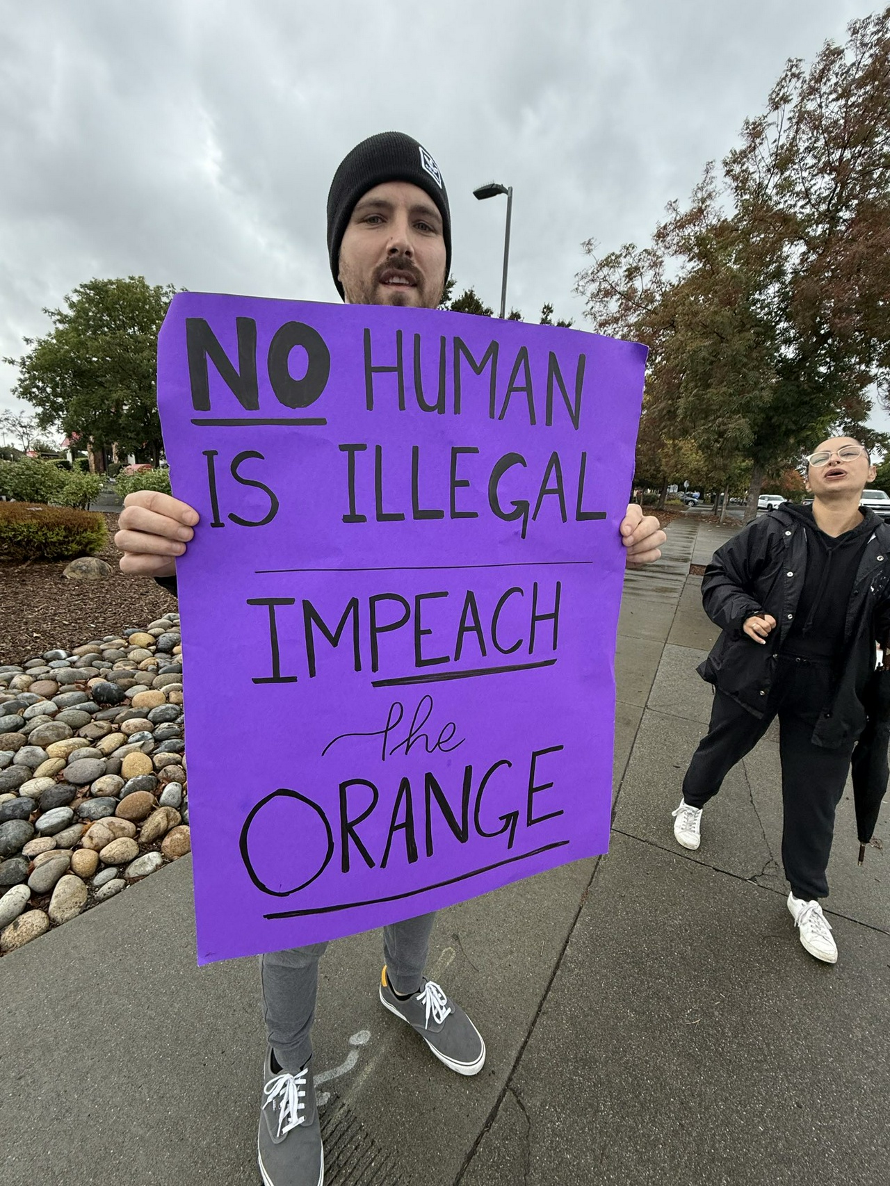 Napa, California protest against ICE.
