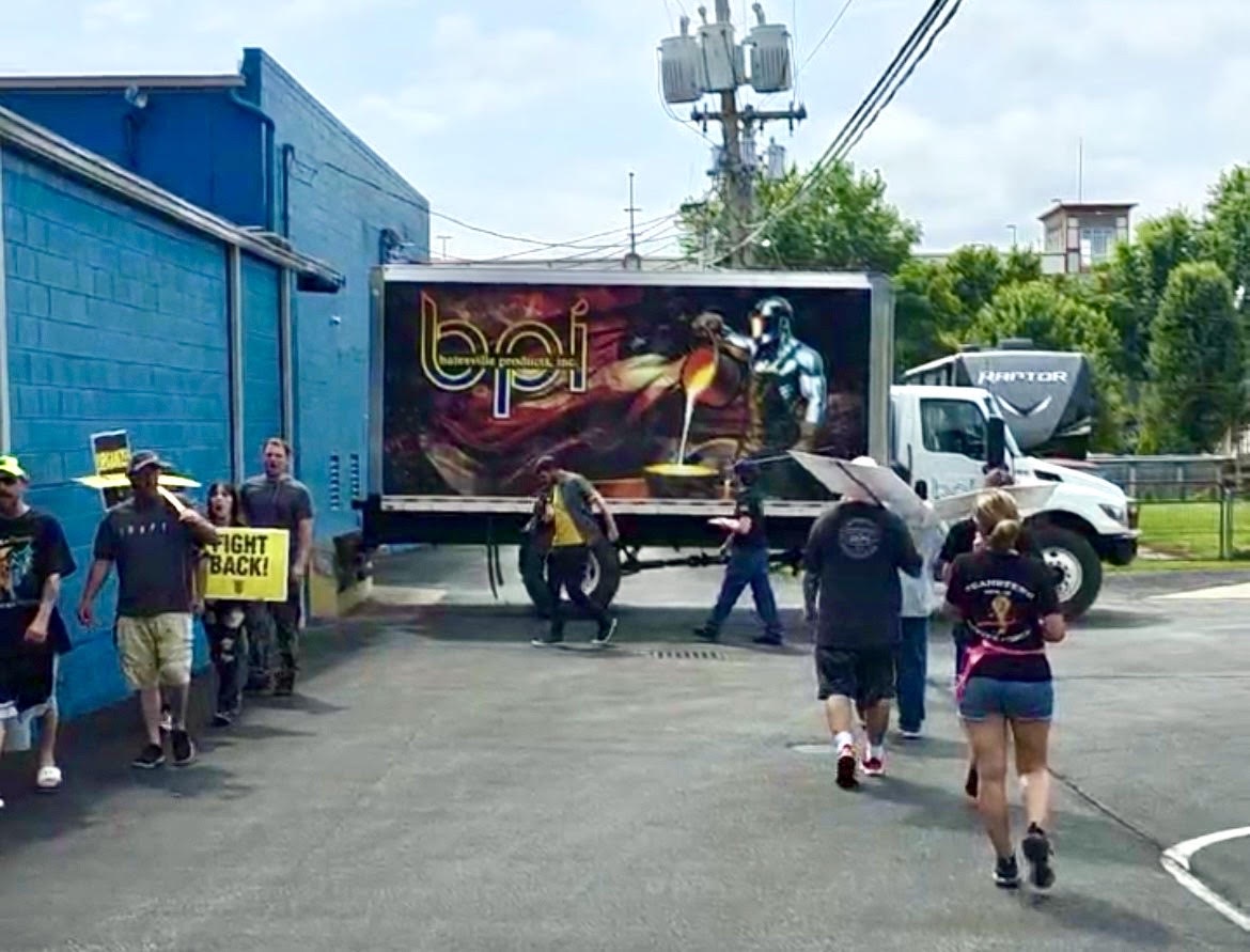 Batesville Products Teamsters reach day 40 of strike for union recognition
