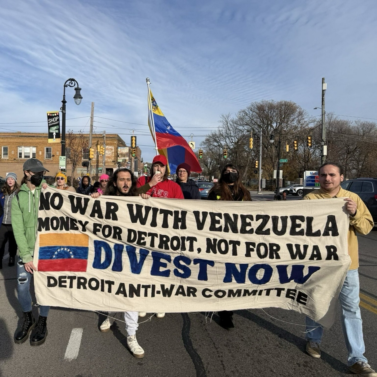 Detroit protest against U.S. intervention in Venezuela. | Fight Back! News