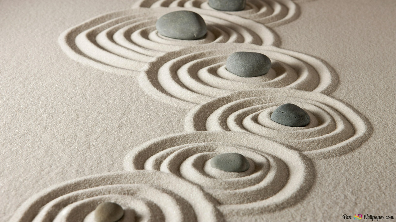 syzygy - an alignment of planetary bodies - as illustrated by a rock garden