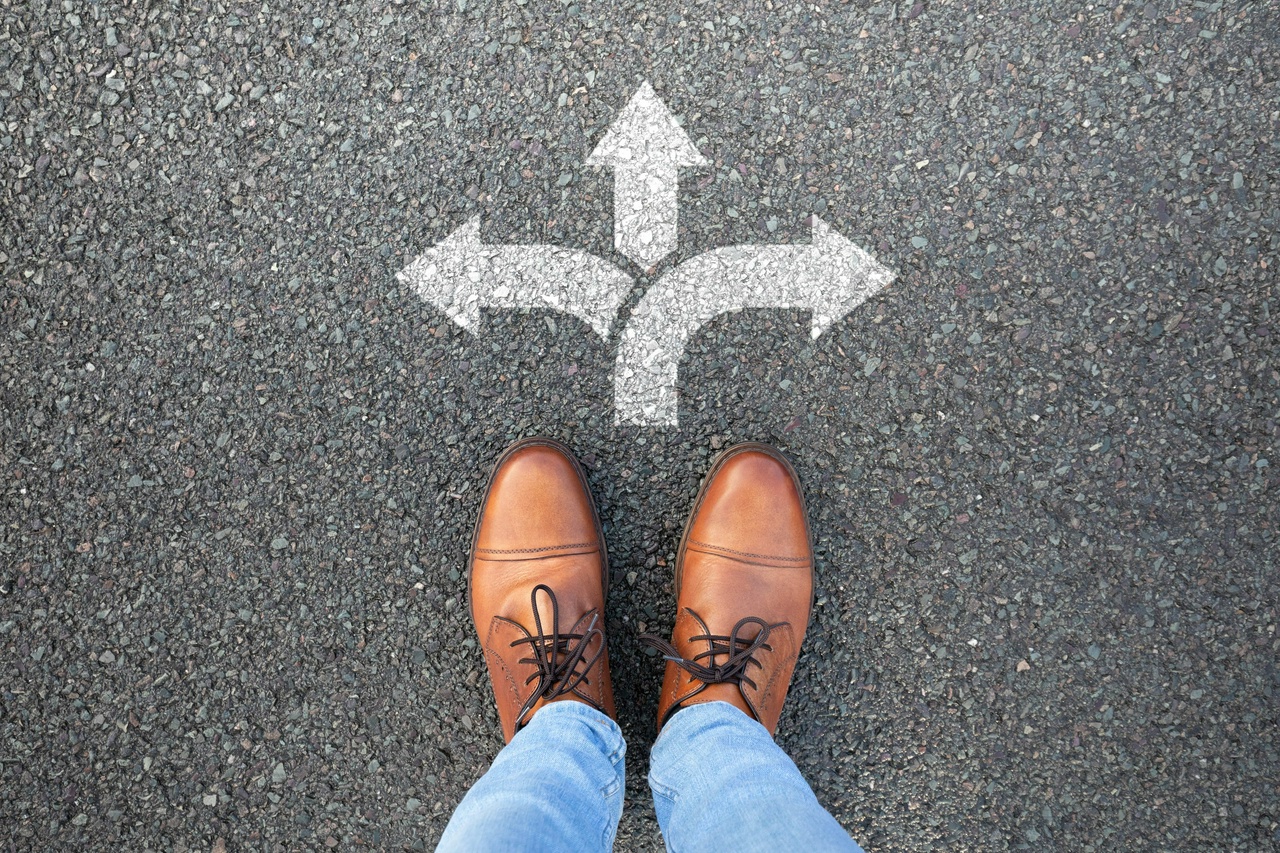 Finding the path of least regret.