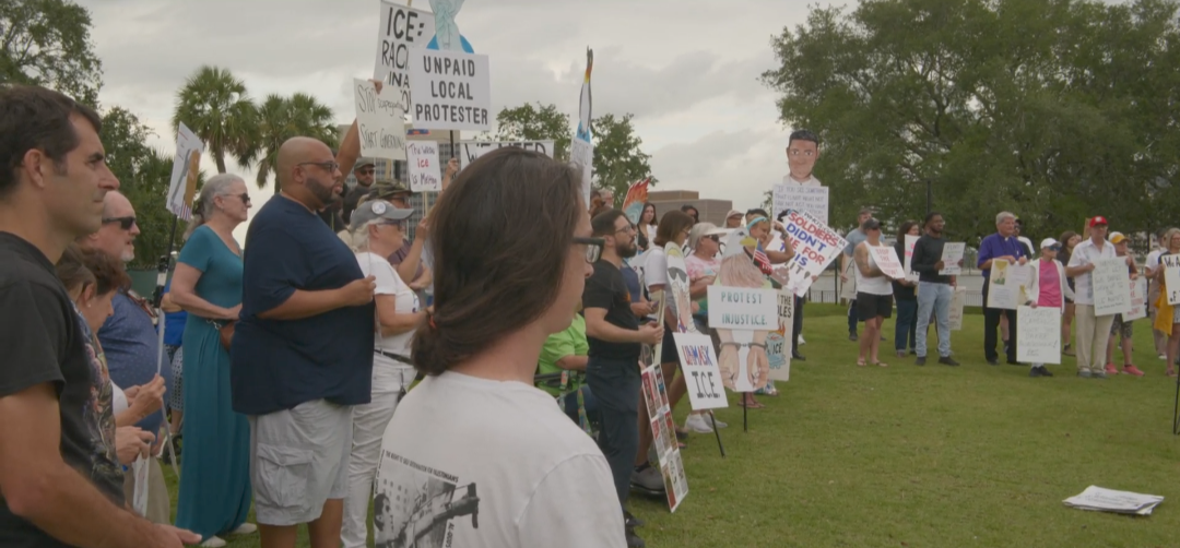 Jacksonville protest against detention camp at Baker County Correctional Facility