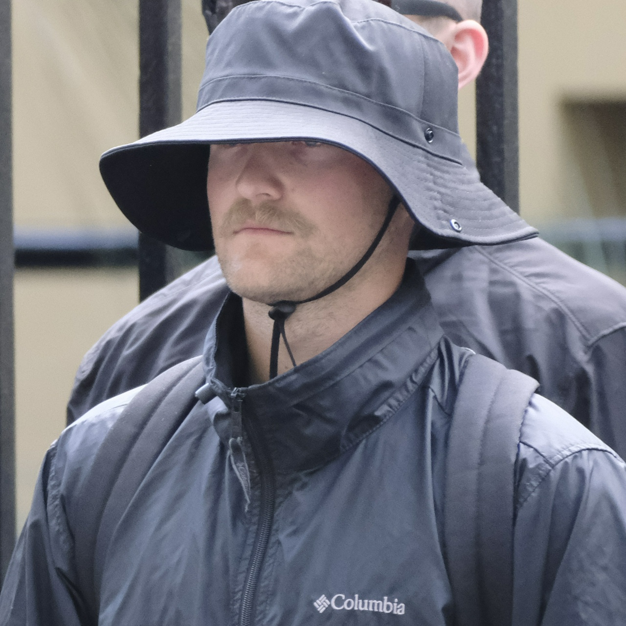 The same man from another angle, showing his blue eyes better