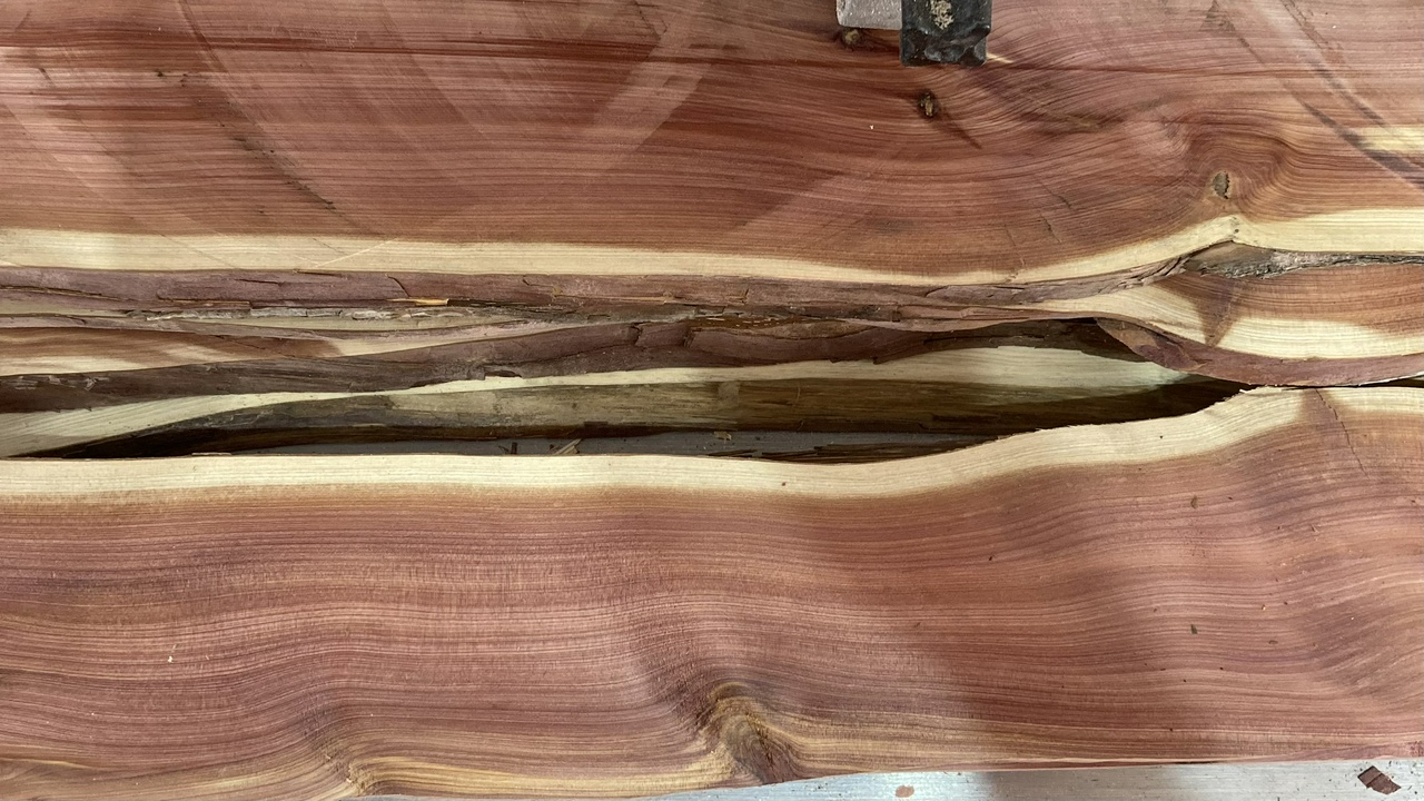 freshly milled Rocky Mountain juniper