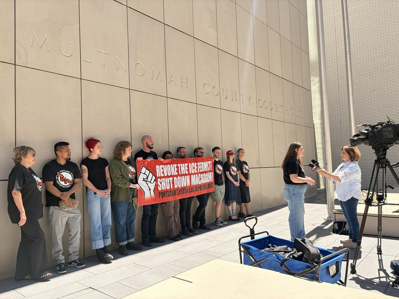 Immigrant rights activists are fishing to shut down the Portland ICE facility. | Fight Back! News