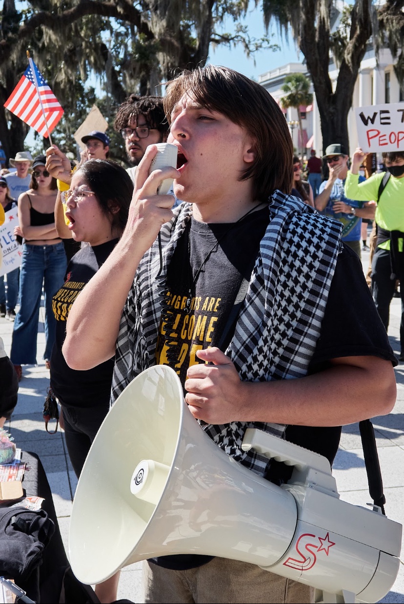 No KIngs protest in Tallahassee, Florida.