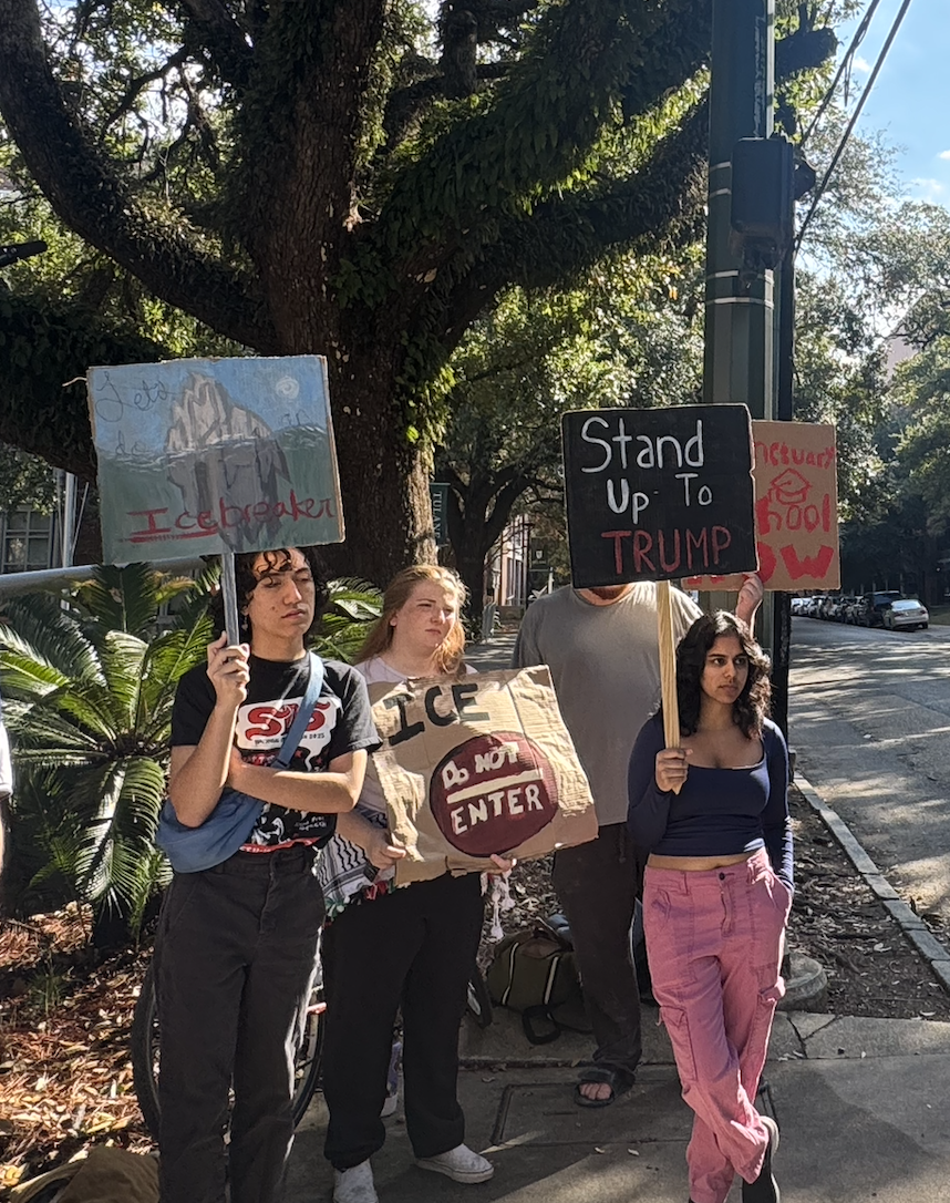 Tulane students rally against ICE on campus and Trump's regressive agenda for higher education. | Fight Back! News Tulane students rally against ICE on campus and Trump's regressive agenda for higher education.