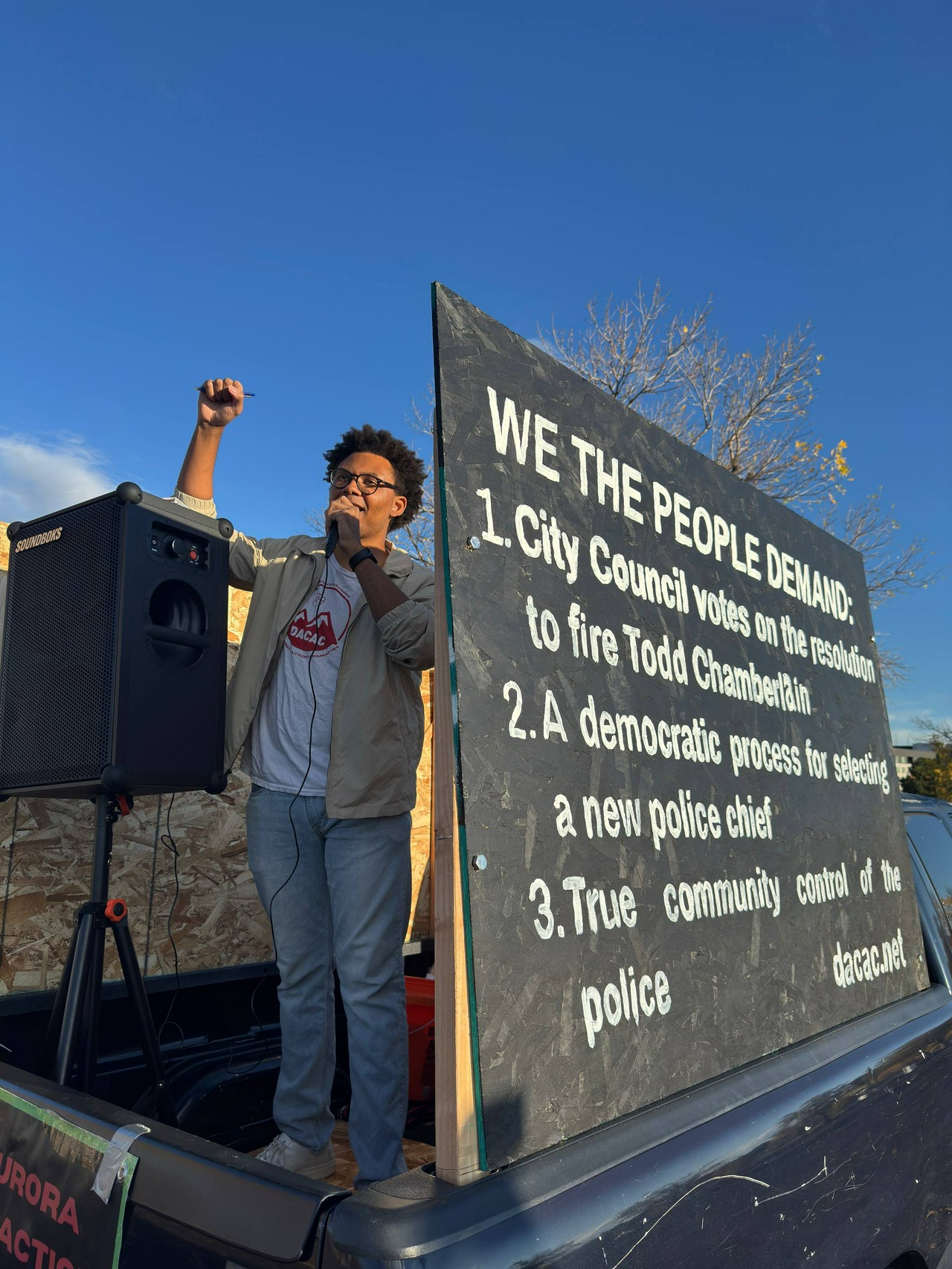 Protest in Aurora, Colorado demands firing of racist police chief. | Fight Back! News