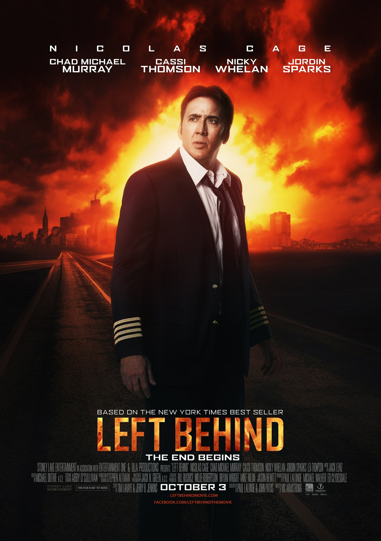 poster for Left Behind 2014 film