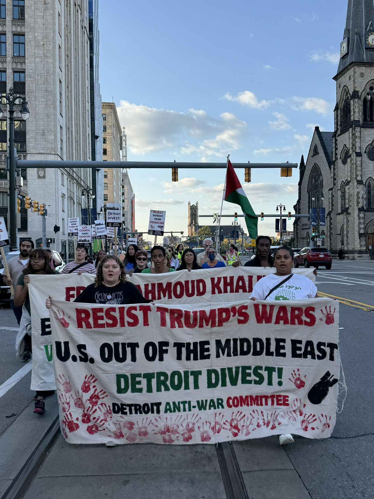 Detroit protest slams Netanyahu UN visit.