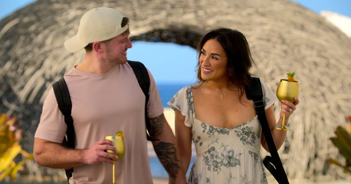 Chris Fusco and Jessica Barrett in happier times